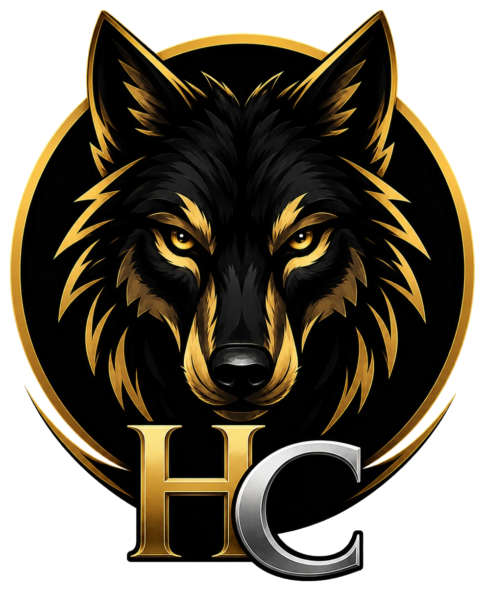 Hunter & Closer Wolf Logo